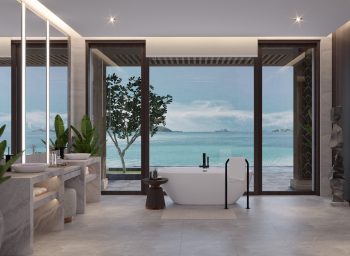 Khám phá concept thiết kế phòng tắm tại dinh thự nghỉ dưỡng Crystal Bay